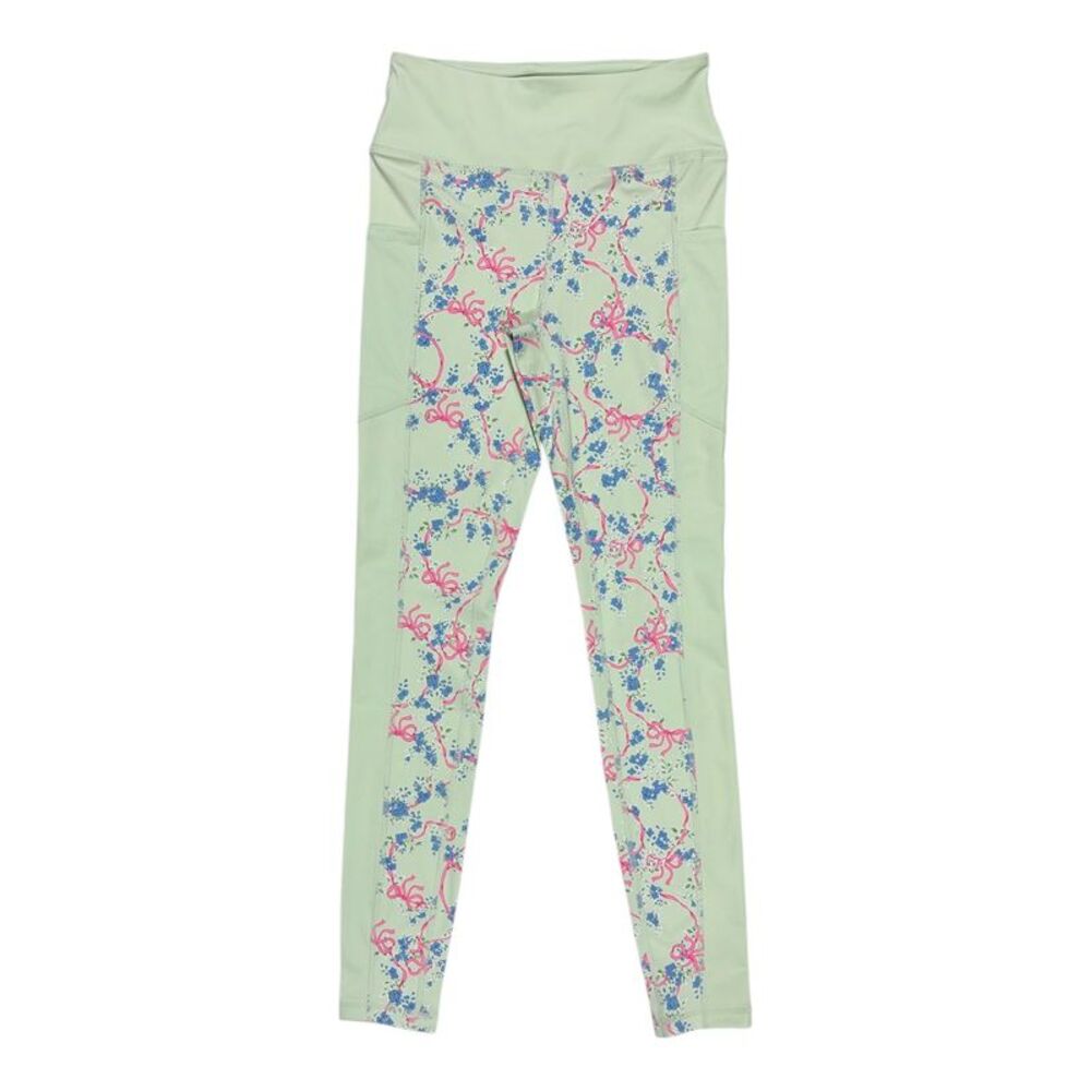 Treasures by Shabby Chic Women's Lightweight Full Length Active Legging - Green